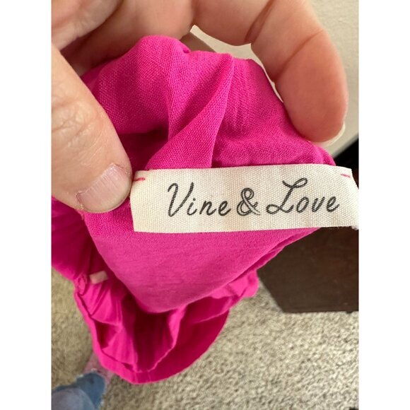 Vine‎ & Love Womens Pink Skirt Large Wrap around polyester elastic waist - Picture 5 of 7